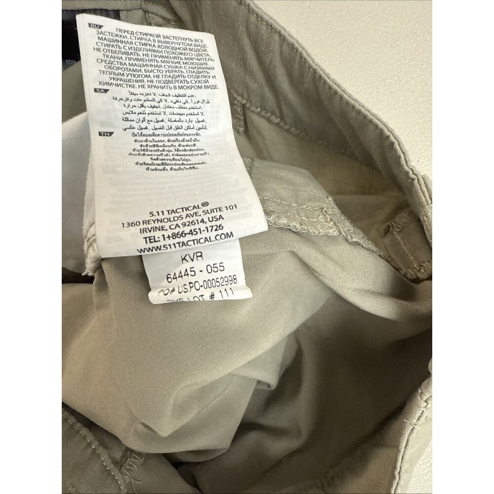 5.11 Tactical 6445 Women’s Khaki Pants Size 6 Regular Ripstop - Picture 15 of 16